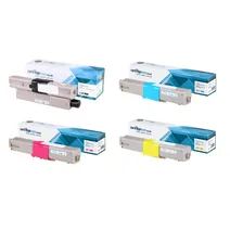 Compatible Oki 4446972 High Capacity 4 Colour Toner Cartridge Multipack