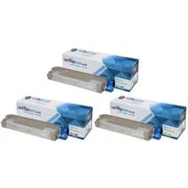 Compatible OKI 4484450 3 Colour Toner Cartridge Multipack