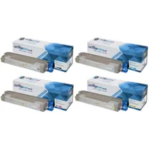 Compatible OKI 4484450 4 Colour Toner Cartridge Multipack
