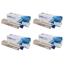 Compatible Oki 4649060 4 Colour High Capacity Toner Cartridge Multipack