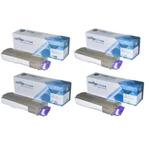 Compatible Oki 4649062 4 Colour Toner Cartridge Multipack
