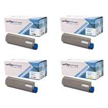 Compatible Oki 4650750 4 Colour Toner Cartridge Multipack