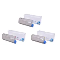 Compatible OKI 4650761 3 Colour Toner Cartridge Multipack