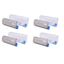 Compatible OKI 4650761 4 Colour Toner Cartridge Multipack