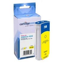 Compatible HP 738 Yellow Ink Cartridge - (498N7A)
