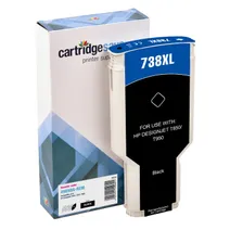 Compatible HP 738XL High Capacity Black Ink Cartridge - (498N8A)