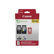 Canon 5225B013 Ink Cartridges & Glossy Photo Paper Pack - (PG-540 / CL-541)