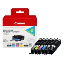 Canon PGI-550 / CLI-551 6 Colour Ink Cartridge Multipack