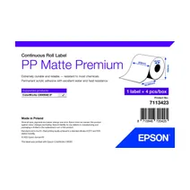 Epson 7113423 Matte White Continuous Label Roll - (203 mm x 55 m)