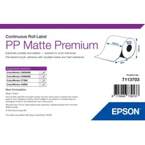 Epson 7113703 Matte White Continuous Label Roll - (105 mm x 55 m)