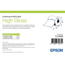 Epson 7113750 High Gloss Continuous Label Roll - (120 mm x 33 m)