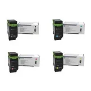 Lexmark 75M0X High Capacity 4 Colour Toner Cartridge Multipack
