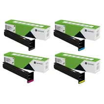 Lexmark 77L2H 4 Colour Return Program Toner Cartridge Multipack