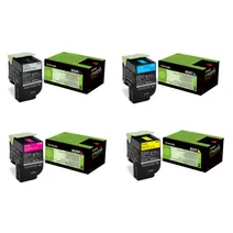 Lexmark 802 4 Colour Return Program Toner Cartridge Multipack