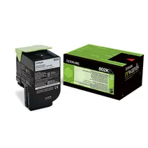 Lexmark 802K Black Return Program Toner Cartridge - (80C20K0)