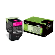 Lexmark 802M Magenta Return Program Toner Cartridge - (80C20M0)