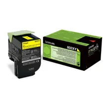 Lexmark 802XY Extra High Capacity Yellow Return Program Toner Cartridge - (80C2XY0)