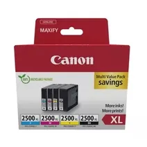 Canon PGI-2500XL 4 Colour High Capacity Ink Cartridge Multipack (9254B004AA)