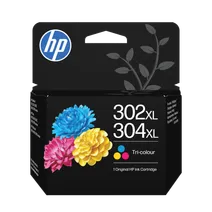 HP 302XL/304XL High Capacity Tri-Colour Ink Cartridge - (B7RT8AE)