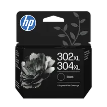 HP 302XL/304XL High Capacity Black Ink Cartridge - (B7RT9AE)