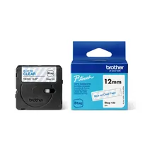 Brother BTAG-133 Blue On Clear Laminated P-Touch Adhesive Labelling Tape 12mm x 4m