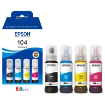 Epson 104 4 Colour Ink Bottle Multipack