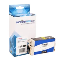 Compatible Epson 407 Black Ink Cartridge - (C13T07U140)