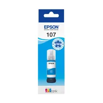 Epson 107 Cyan Ecotank Ink Bottle - (C13T09B240)