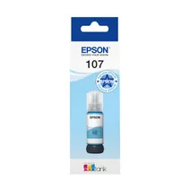 Epson 107 Light Cyan Ecotank Ink Bottle - (C13T09B540)