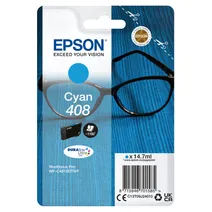 Epson DURABrite Ultra 408 Cyan Ink Cartridge - (C13T09J24010)