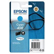 Epson DURABrite Ultra 408 Cyan Ink Cartridge - (C13T09J24010)