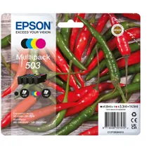 Epson 503 4 Colour Ink Cartridge Multipack - (C13T09Q64010 Chilli)