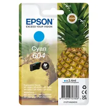 Epson 604 Cyan Ink Cartridge - (C13T10G24010 Pineapple)