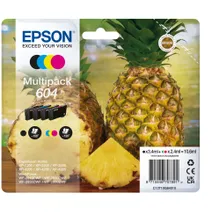 Epson 604 4 Colour Ink Cartridge Multipack - (C13T10G64010 Pineapple)