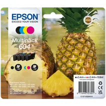 Epson 604 4 Colour Ink Cartridge Multipack - (C13T10G64010 Pineapple)
