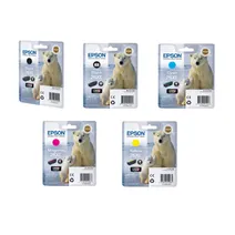 Epson C13T26 5 Colour High Capacity Ink Cartridge Multipack