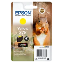 Epson 378 Yellow Ink Cartridge - (T3784 Squirrel)