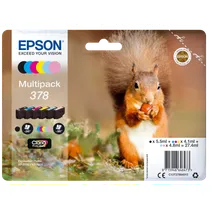 Epson 378 6 Colour Ink Cartridge Multipack - (T3788 Squirrel)