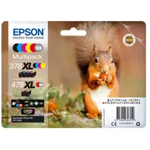Epson 378XL / 478XL 6 Colour High Capacity Ink Cartridge Multipack - (T379D Squirrel)
