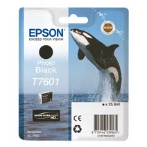 Epson T7601 Photo Black Ink Cartridge - (C13T760140 Killer Whale)