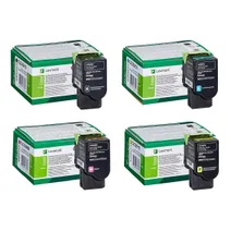 Lexmark C2320 4 Colour Return Program Toner Cartridge Multipack