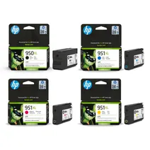 HP 950XL / 951XL High Capacity 4 Colour Ink Cartridge Multipack (C2P43AE)