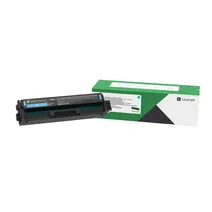 Lexmark C3220C0 Cyan Return Programme Toner Cartridge