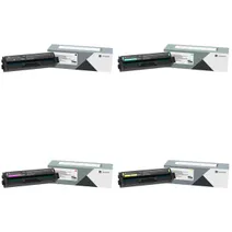 Lexmark C330H High Capacity 4 Colour Toner Cartridge Multipack