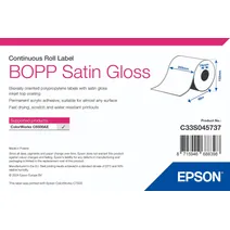 Epson C33S045737 BOPP Satin Gloss Continuous Label Roll - (203 mm x 68 m)