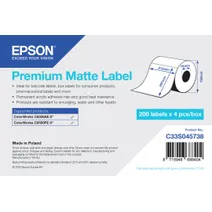 Epson C33S045738 Matte White Die-Cut Label Roll - (200 Labels - 210 x 297 mm)