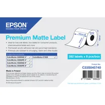 Epson C33S045740 Matte White Die-Cut Label Roll - (282 Labels - 105 x 210 mm)