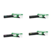 Lexmark C342X High Capacity 4 Colour Return Programme Toner Cartridge Multipack