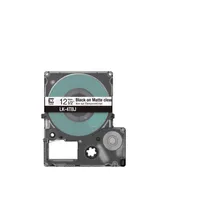Epson C53S672065 Black on Matte Clear Label Tape 12mm x 8m - (LK-4TBJ)