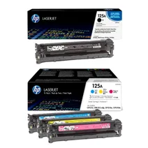 HP 125A 4 Colour Toner Cartridge Multipack (CB540A & CF373AM)